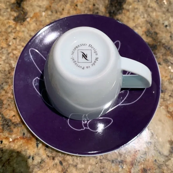 Nespresso set of 2 cups and saucers Rare 2008 Jinogalpa limited Edition